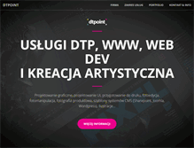 Tablet Screenshot of dtpoint.pl
